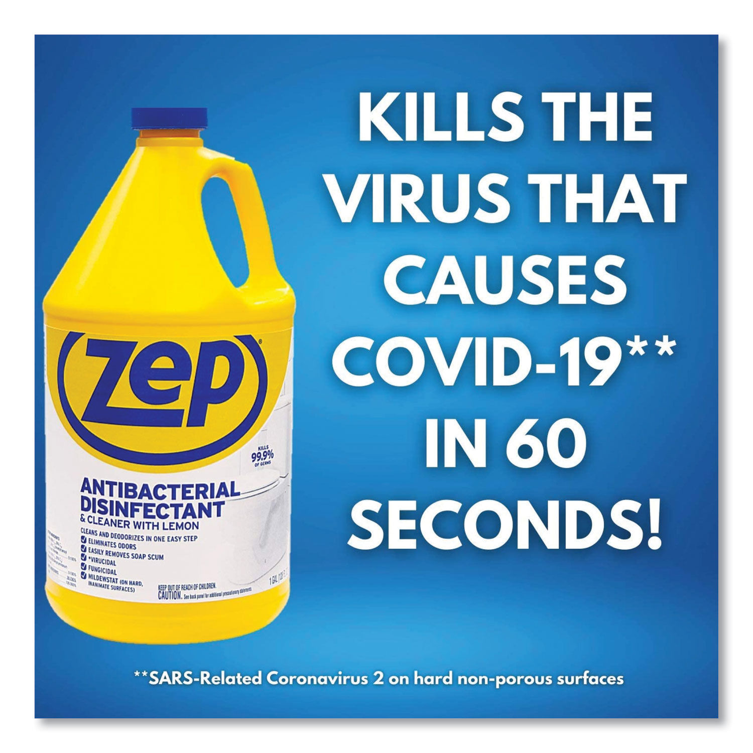 Antibacterial Disinfectant by Zep Commercial® ZPEZUBAC128CT