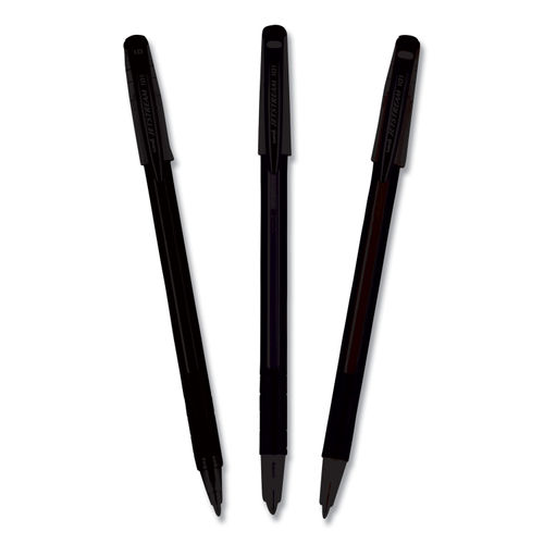 Uni Ball 1768011 Jetstream 101 Ball Point Pens, Bold Point, Black Ink, 12 Count