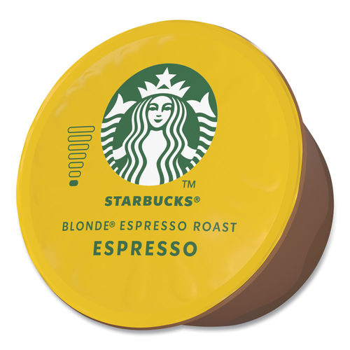 Dolce Gusto Starbucks Coffee, Blonde Espresso Roast, 12 Count, Pack of 3 