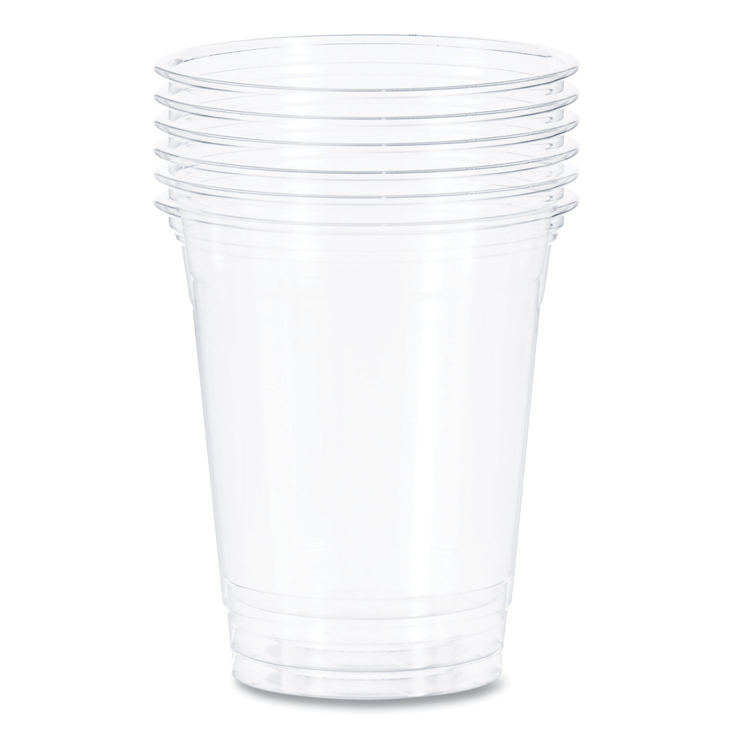 SOLO Cup Company Ultra Clear Cups, Squat, 12-14 oz, PET, 50/Pack