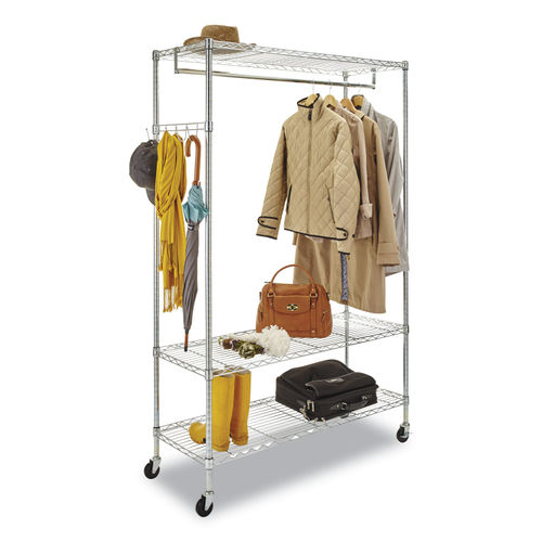 Double Hang Closet Wire Shelving System - 18d x 84h