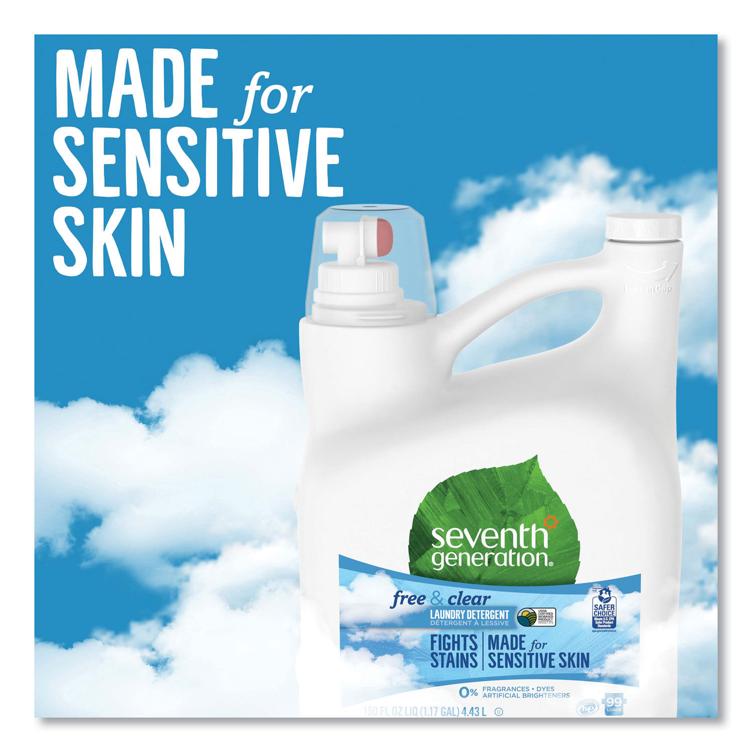 Natural 2X Concentrate Liquid Laundry Detergent by Seventh Generation