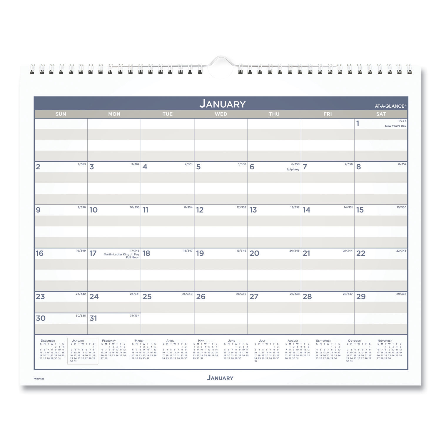 Multi Schedule Wall Calendar by ATAGLANCE® AAGPM22MS28