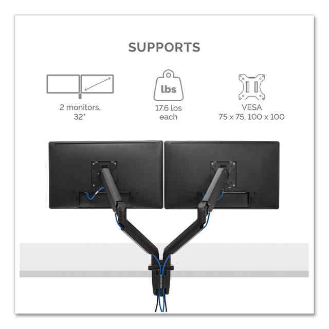 Platinum Series Dual Monitor Arm for 27