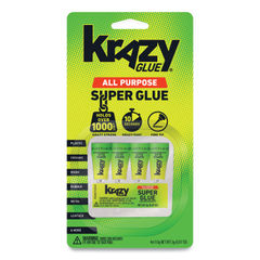 Krazy Glue 0.02 Oz. Liquid Single Use All-Purpose Super Glue (4