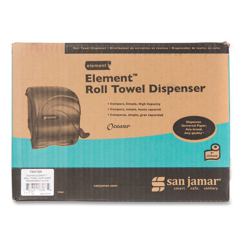 San Jamar Element Lever Roll Towel Dispenser Classic Black