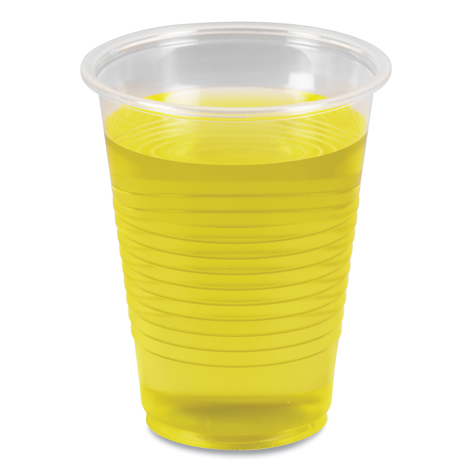 7oz Translucent Plastic Cups - Disposable Cold Drink Clear Party