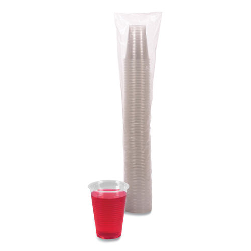 Boardwalk Translucent Plastic Cold Cups, 12 oz, Polypropylene, 50/Pack