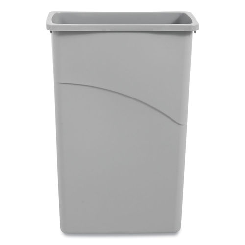 Slim 23 Gallon Plastic Waste Container - Gray