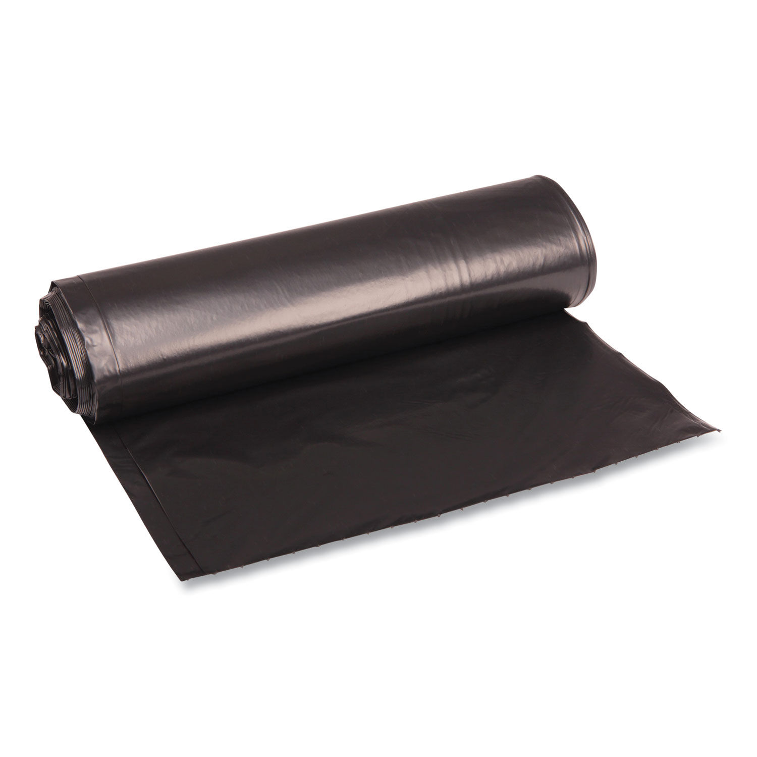 40 Gallon 1.2mil Black Trash Can Liners, 100-Count - Low Wholesale