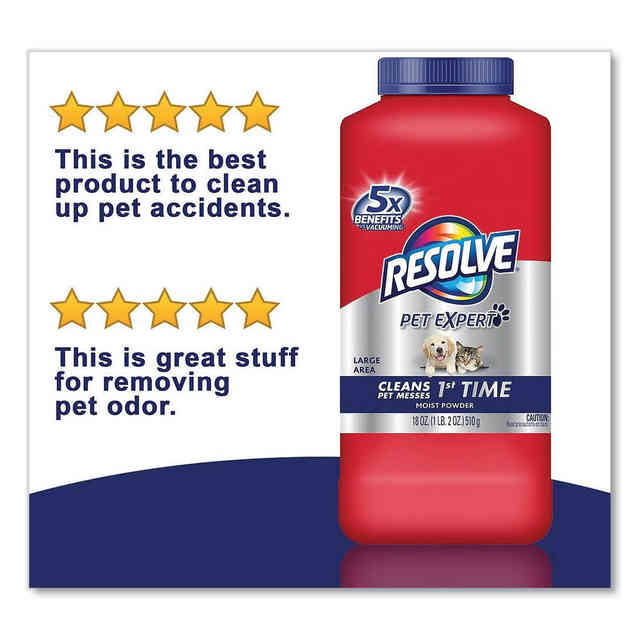 Pet Carpet Cleaner Moist Powder by RESOLVE® RAC82652