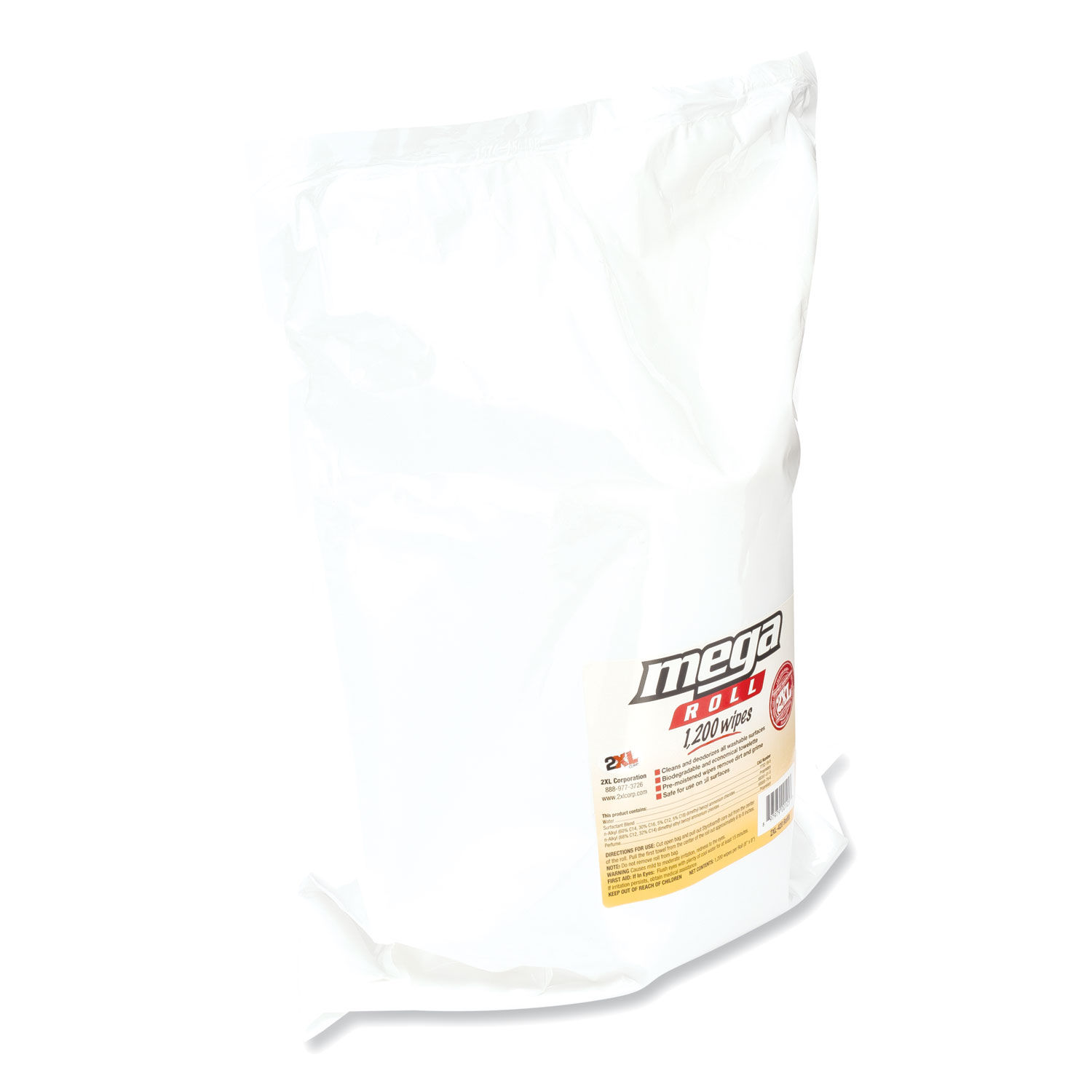 Gym Wipes Mega Roll Refill by 2XL TXLL420 - OnTimeSupplies.com