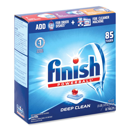 Finish Powerball Fresh Scent Dishwasher Detergent Tablets, 85 ct