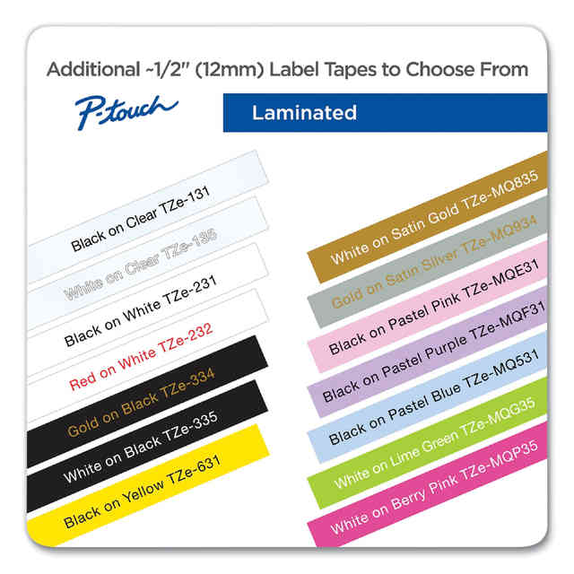 Self-adhesive white labels, pk. of 320 - 1.75 x 0.5. Colour: white. Size:  1.75 x 0.5