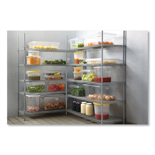 Food & Tote Box, 8.5 Gallon, 6 Deep, Clear, 18 x 12 x 6 by Rubbermaid - RCP3308CLE