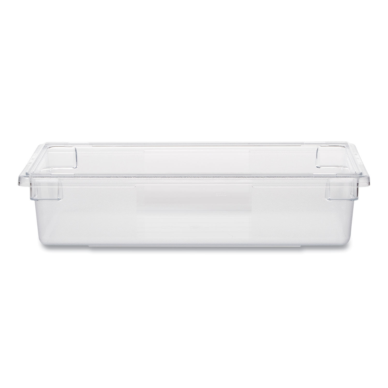 Rubbermaid® Commercial Food/Tote Boxes, 3.5 gal, 18 x 12 x 6, Clear, Plastic