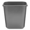 RCP295500BK - Deskside Plastic Wastebasket, 3.5 gal, Plastic, Black