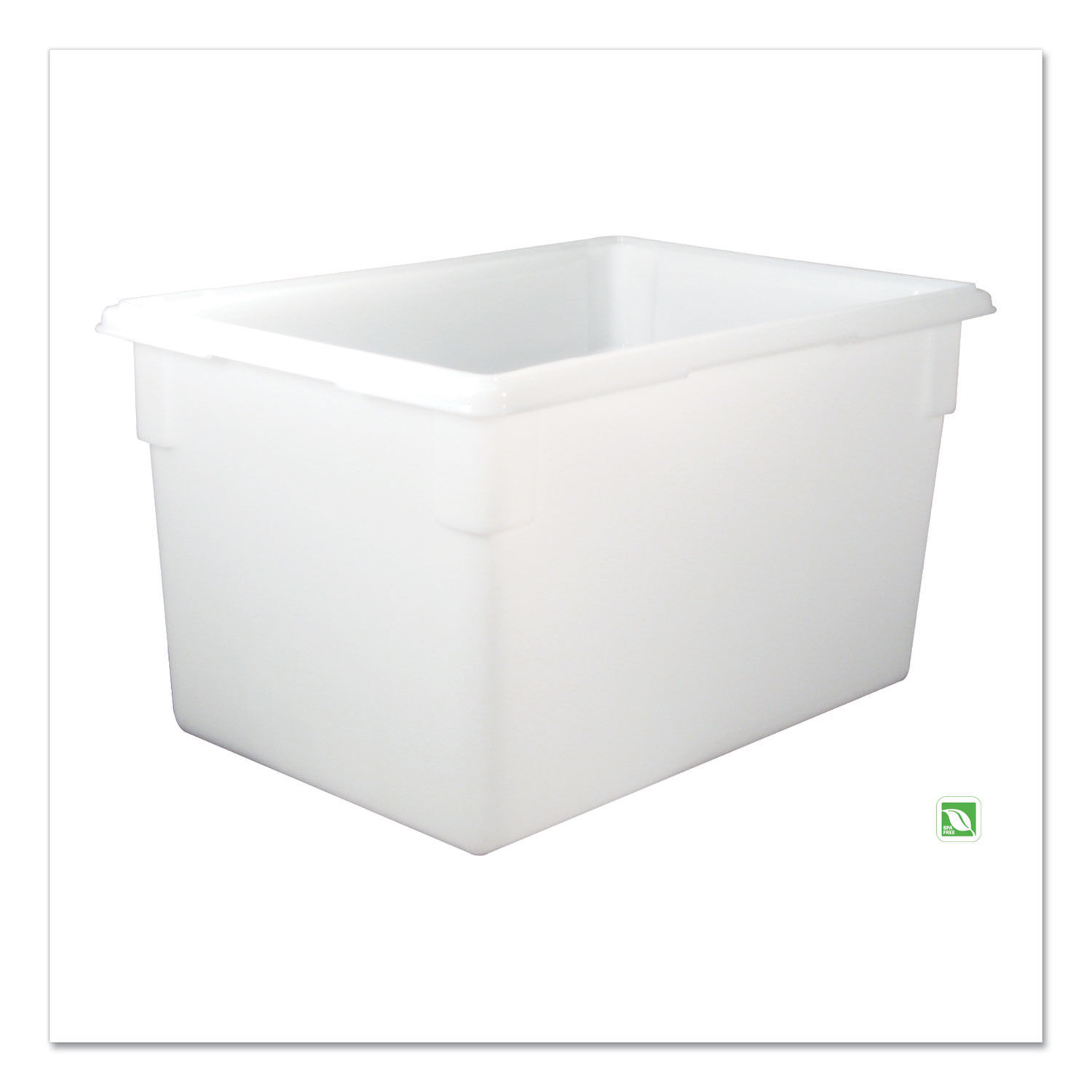 Rubbermaid FG350900WHT 12 x 18 x 6 White Plastic Food Box 