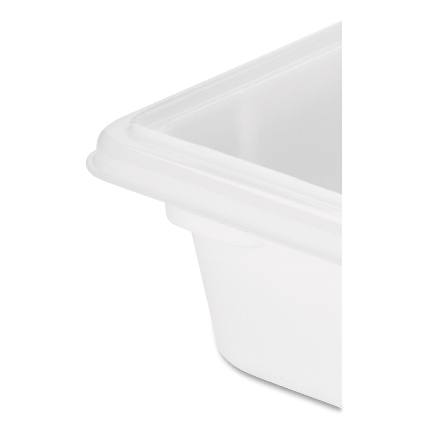 Rubbermaid Commercial Food/Tote Boxes, 21.5gal, 26w x 18d x 15h, White