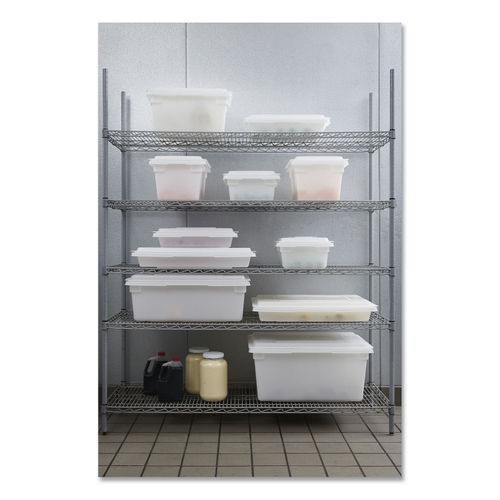 Rubbermaid FG350100 White 21.5 Gallon 26 x 18 x 15 Food / Tote Box