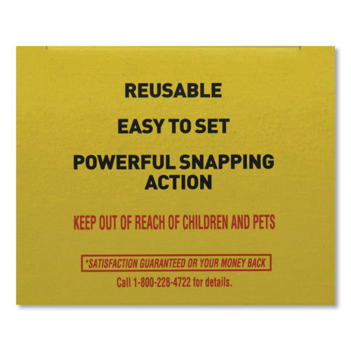 d-CON Reusable Ultra Set Covered Mouse Snap Trap, 2 Traps