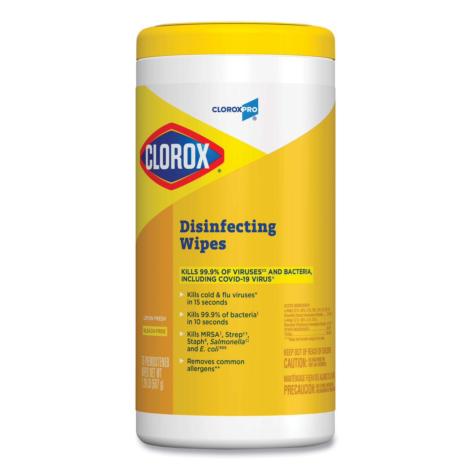 Clorox Disinfecting Wipes Value Pack, Cleaning Wipes, Bleach Free,  Household Essentials, 75 Count Each, Pack of 3 (Package May Vary)