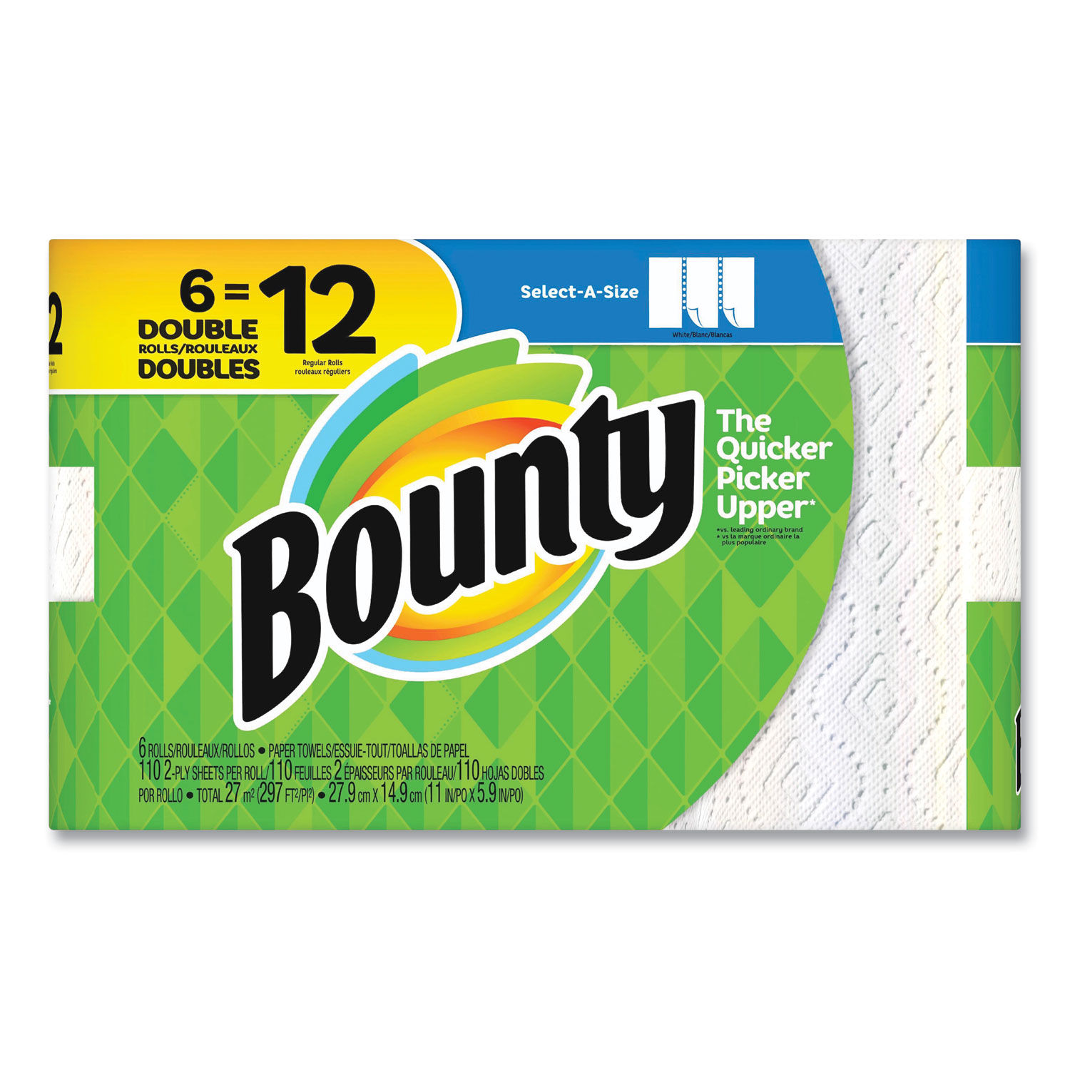 Save on Bounty Select-A-Size White Double Roll 2-Ply Paper Towels