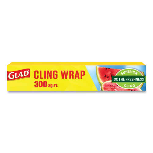 Glad Cling Wrap, Clear, Value Size 1 ct