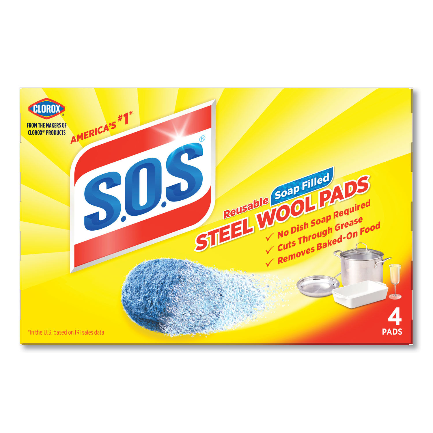  Steel Wool Soap Pads