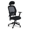 OSP55403 - AIR GRID SERIES HIGH-BACK CHAIR WITH HEADREST, BLACK MESH