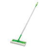 PGC09060EA - Sweeper Mop, 10 x 4.8 White Cloth Head, 46" Green/Silver Aluminum/Plastic Handle