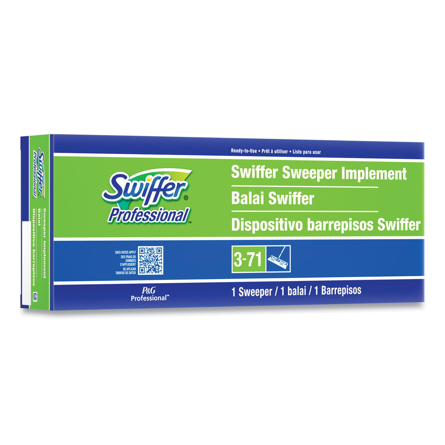 Swiffer Sweeper Dry Wet Starter Kit 46 H x 10 W x 8 D SilverGreen