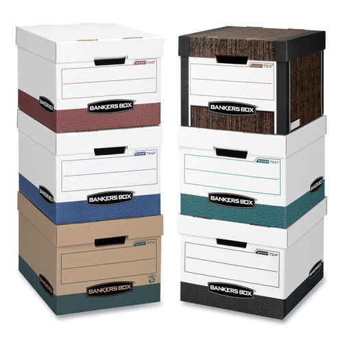 Bankers Box, FEL12775, Recycled R-Kive File Storage Box, 12