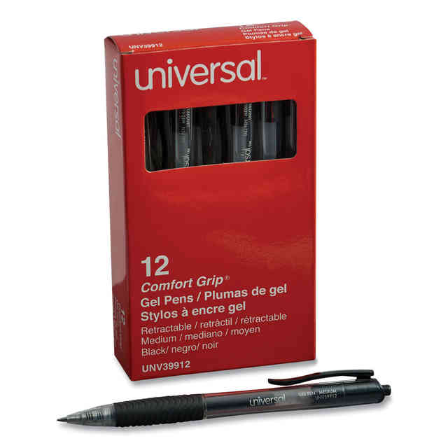 Comfort Grip Gel Pen by Universal™ UNV39912