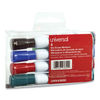 UNV43650 - Dry Erase Marker, Broad Chisel Tip, Assorted Colors, 4/Set