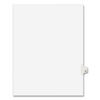 AVE01019 - Preprinted Legal Exhibit Side Tab Index Dividers, Avery Style, 10-Tab, 19, 11 x 8.5, White, 25/Pack, (1019)