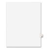 AVE01020 - Preprinted Legal Exhibit Side Tab Index Dividers, Avery Style, 10-Tab, 20, 11 x 8.5, White, 25/Pack, (1020)