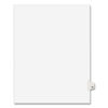 AVE01022 - Preprinted Legal Exhibit Side Tab Index Dividers, Avery Style, 10-Tab, 22, 11 x 8.5, White, 25/Pack, (1022)