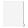 AVE01025 - Preprinted Legal Exhibit Side Tab Index Dividers, Avery Style, 10-Tab, 25, 11 x 8.5, White, 25/Pack, (1025)