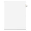 AVE01028 - Preprinted Legal Exhibit Side Tab Index Dividers, Avery Style, 10-Tab, 28, 11 x 8.5, White, 25/Pack, (1028)