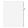AVE01032 - Preprinted Legal Exhibit Side Tab Index Dividers, Avery Style, 10-Tab, 32, 11 x 8.5, White, 25/Pack, (1032)