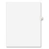 AVE01034 - Preprinted Legal Exhibit Side Tab Index Dividers, Avery Style, 10-Tab, 34, 11 x 8.5, White, 25/Pack, (1034)