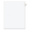 AVE01052 - Preprinted Legal Exhibit Side Tab Index Dividers, Avery Style, 10-Tab, 52, 11 x 8.5, White, 25/Pack, (1052)