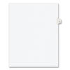 AVE01057 - Preprinted Legal Exhibit Side Tab Index Dividers, Avery Style, 10-Tab, 57, 11 x 8.5, White, 25/Pack, (1057)
