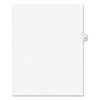 AVE01059 - Preprinted Legal Exhibit Side Tab Index Dividers, Avery Style, 10-Tab, 59, 11 x 8.5, White, 25/Pack, (1059)