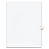 AVE01065 - Preprinted Legal Exhibit Side Tab Index Dividers, Avery Style, 10-Tab, 65, 11 x 8.5, White, 25/Pack, (1065)