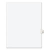 AVE01067 - Preprinted Legal Exhibit Side Tab Index Dividers, Avery Style, 10-Tab, 67, 11 x 8.5, White, 25/Pack, (1067)