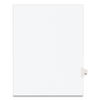 AVE01070 - Preprinted Legal Exhibit Side Tab Index Dividers, Avery Style, 10-Tab, 70, 11 x 8.5, White, 25/Pack, (1070)