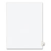 AVE01074 - Preprinted Legal Exhibit Side Tab Index Dividers, Avery Style, 10-Tab, 74, 11 x 8.5, White, 25/Pack, (1074)