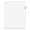 AVE01080 - Preprinted Legal Exhibit Side Tab Index Dividers, Avery Style, 10-Tab, 80, 11 x 8.5, White, 25/Pack, (1080)